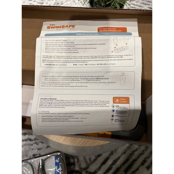 SWIMMING POOL ALARM MONITOR SYSTEM SWIM SAFE NIB, Kids Children Made USA - Picture 14 of 14